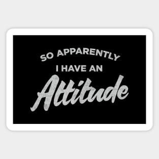 Attitude & Sass Funny Vintage Sticker